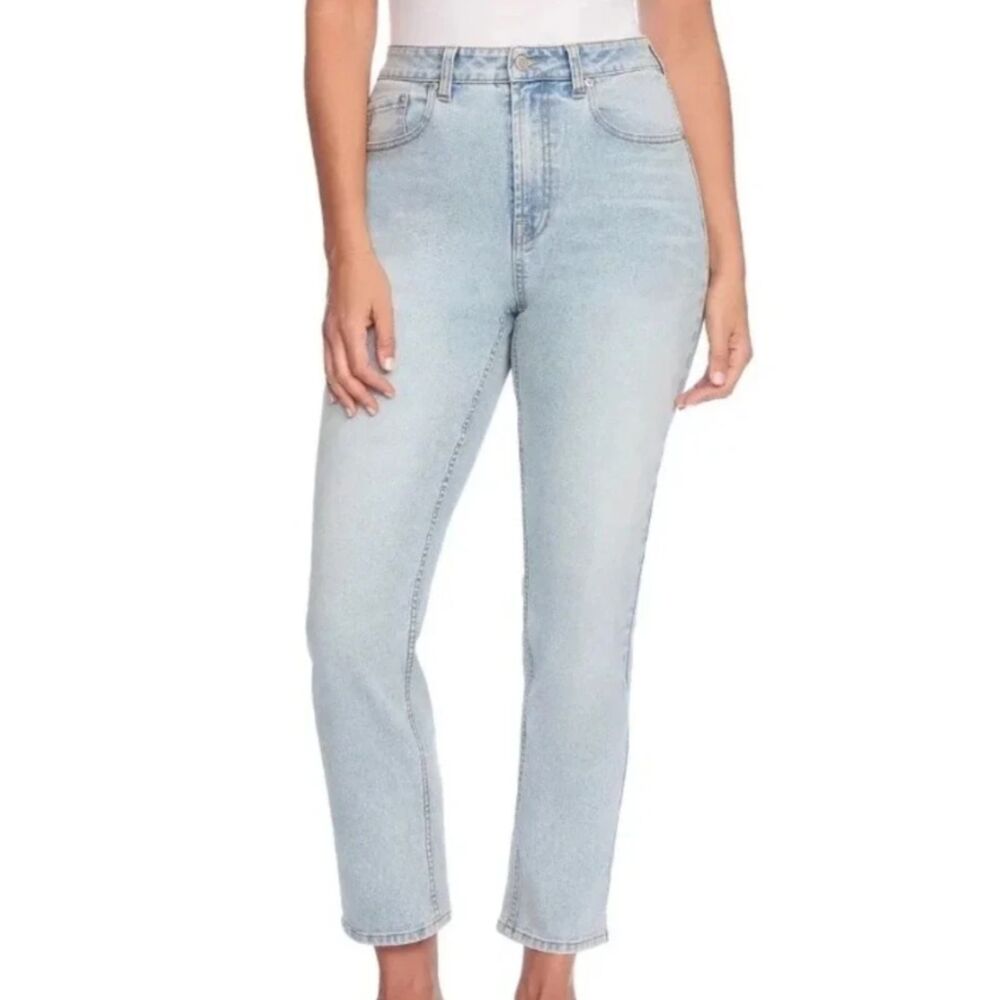 Frye Light Wash Straight Leg Jeans